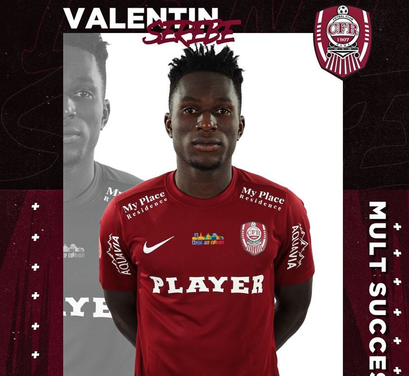 CFR Cluj l-a împrumutat pe atacantul Valentin Serebe la FC Balkani: „Mult succes!” |Foto: Fotbal Club CFR 1907 CLUJ - Facebook