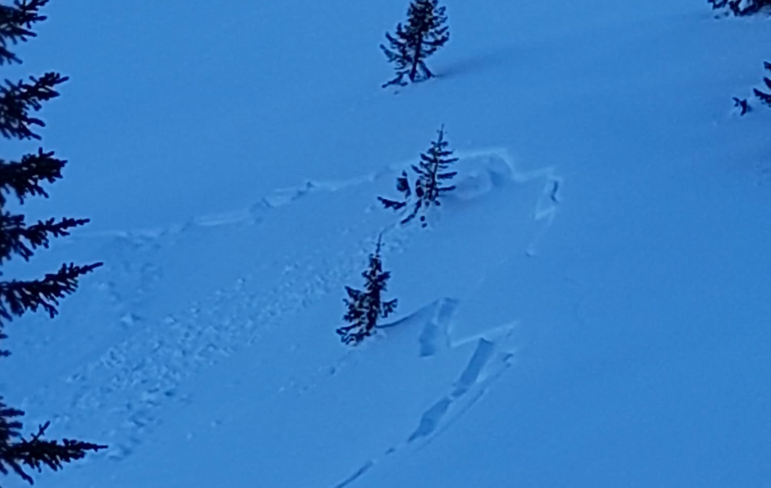 Avalanșă surprinsă pe Vârful Vlădeasa | Foto: Salvamont Vladeasa Cluj - Facebook