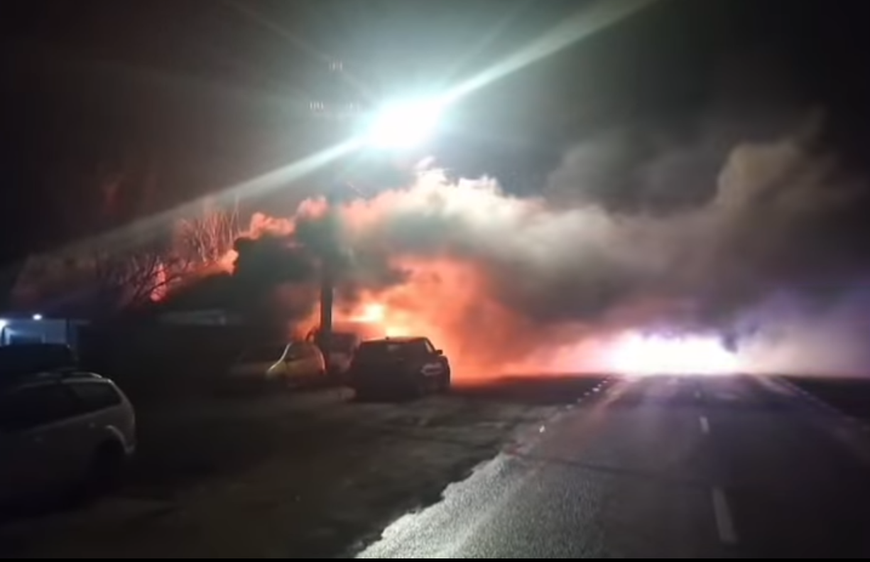 Incendiu în localitatea Crevedia