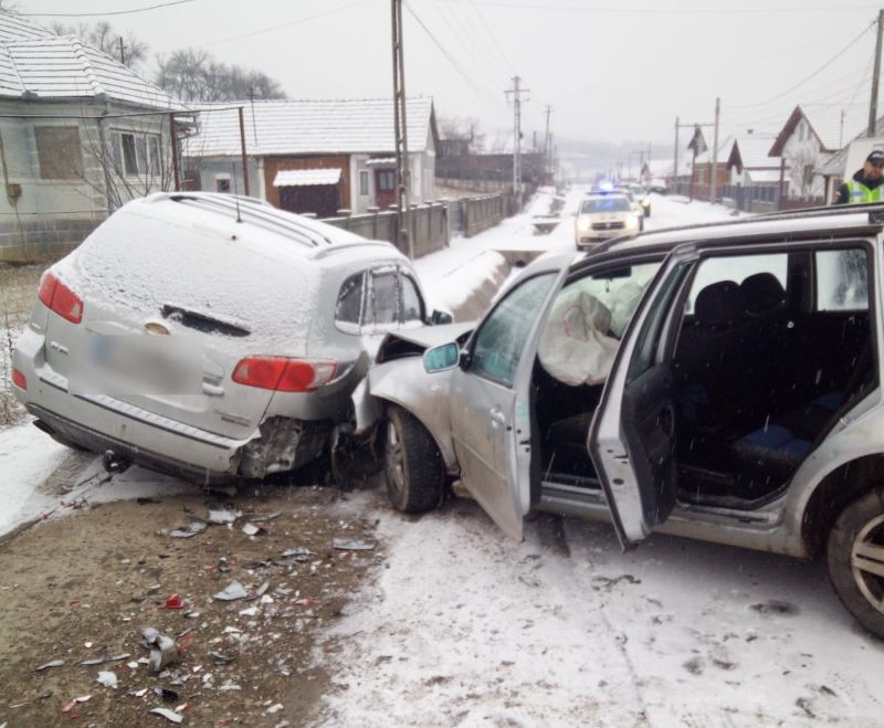 Accident în Șomcutu Mic | Foto: ISU Cluj