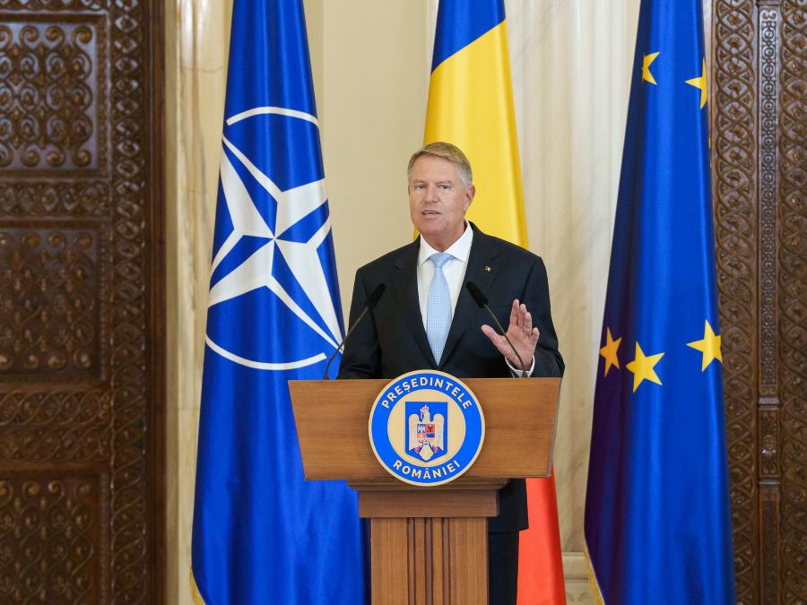 Președintele demisionar Klaus Iohannis își încheie mandatul la Palatul Cotroceni
