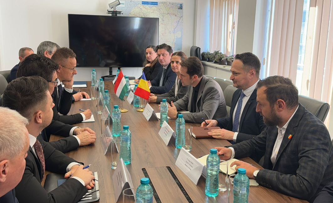 Acord energetic România - Ungaria | în imagine: Discuții bilaterale privind întărirea securității energetice regionale și diversificarea aprovizionării cu gaze naturale la sediul Ministerului Energiei