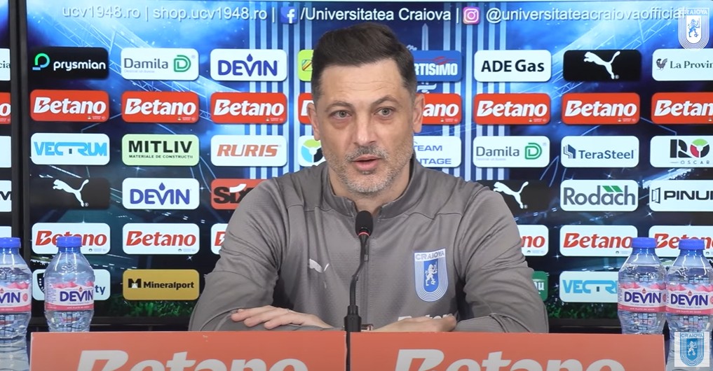 Antrenorul echipei Universitatea Craiova