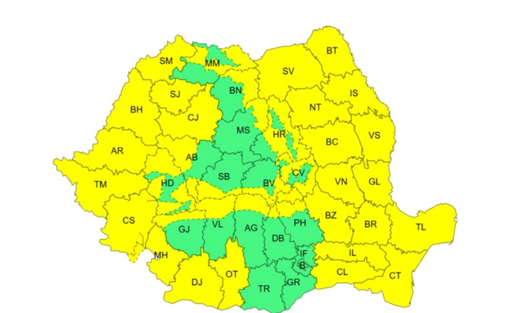 Iarna revine brutal în România: viscol