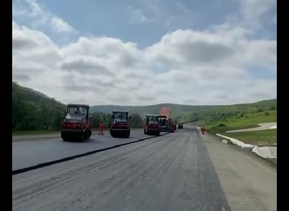 Autostrada Transilvania. Mobilizare pe secțiunea Nădășelu-Zimbor a Autostrăzii Transilvania|Sursa: Cristian Pistol - Facebook