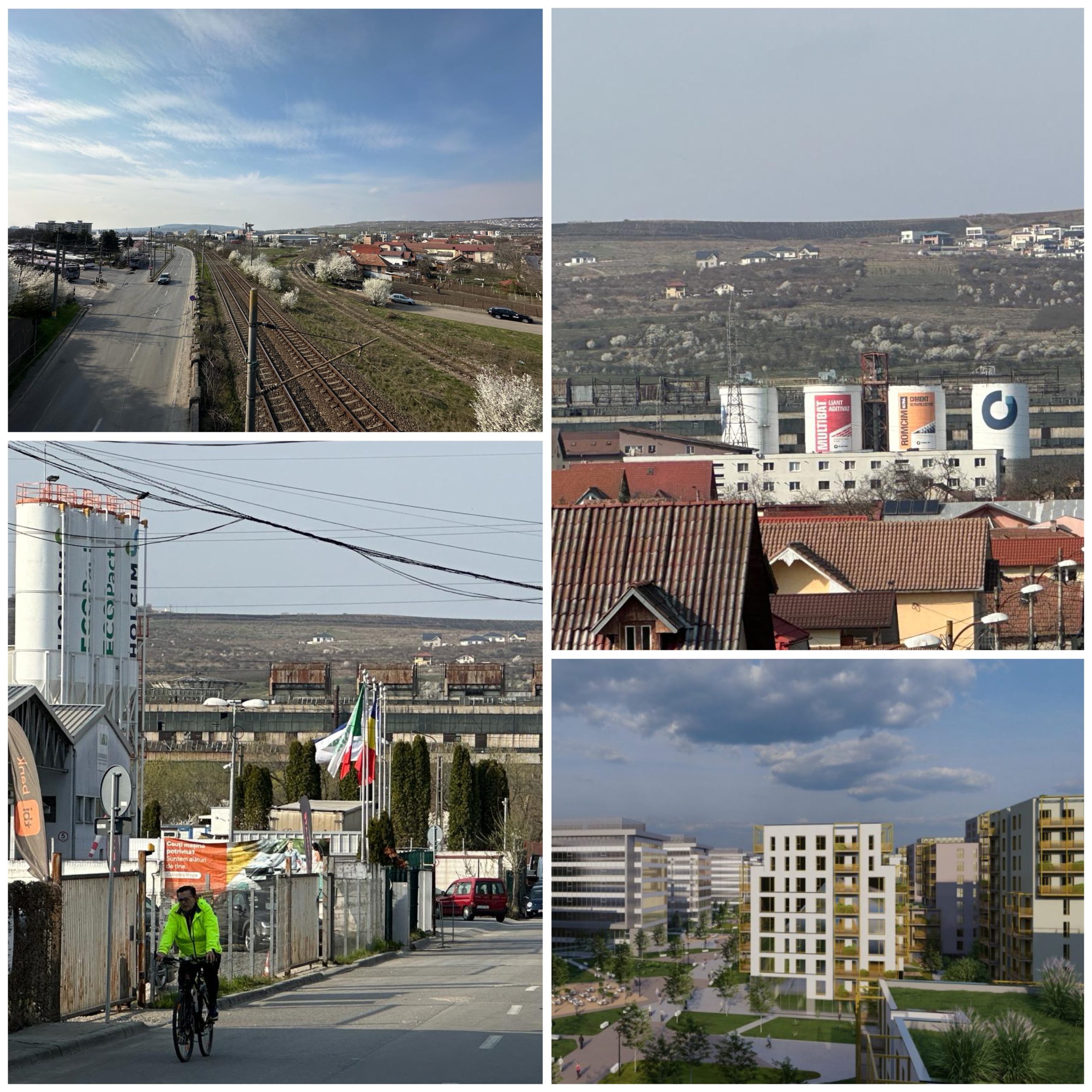 Zona dintre strada Plevnei și Podul IRA se va transforma dintr-o platformă industrială aproape abandonată într-un cartier modern cu facilități demne de secolul XXI