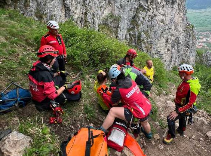 Turistă accidentată pe Piatra Secuiului
