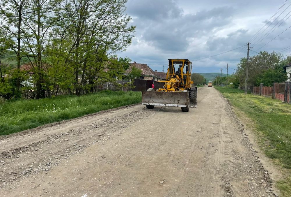 Consiliul Județean Cluj a demarat ample lucrări de întreținere și modernizare pe drumul județean DJ 109Z