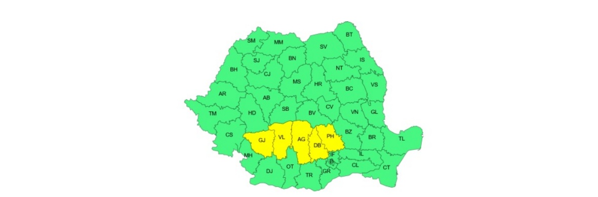Aerul polar lovește România în weekend și aduce temperaturi între 2 și 20 de grade