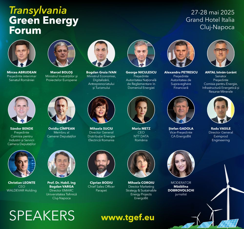 Mâine are loc TGEF 2025. Cluj-Napoca devine HUB-ul regional al inovației și sustenabilității energetice | Foto: organizatori