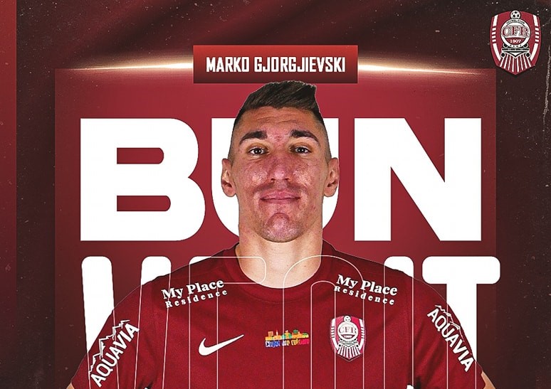 CFR Cluj a oficializat primul transfer al verii: Marko Gjorgjievski