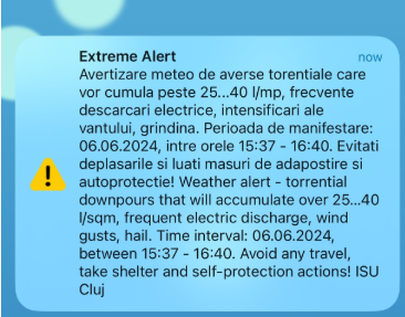 RO-Alert: Avertizare meteo de vijelie puternică
