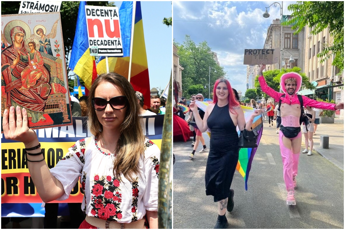 Bucureștiul împărțit între două viziuni. Marșul Normalității și Bucharest Pride 2025