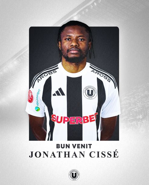 Fundașul Jonathan Cisse va evolua la Universitatea Cluj|Foto: FC Universitatea Cluj – Facebook