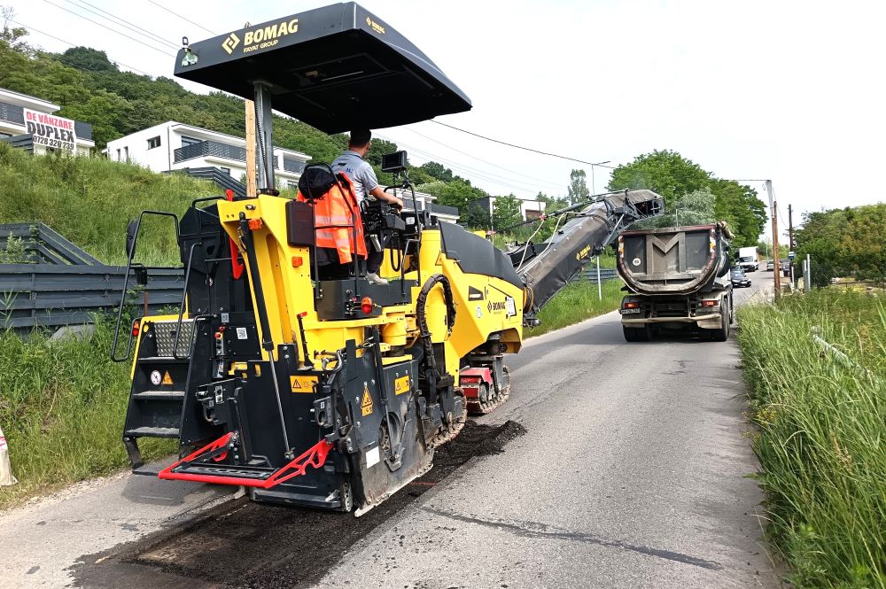Consiliul Județean Cluj a demarat o serie de lucrări de întreținere curentă și periodică pe drumul județean DJ 105T
