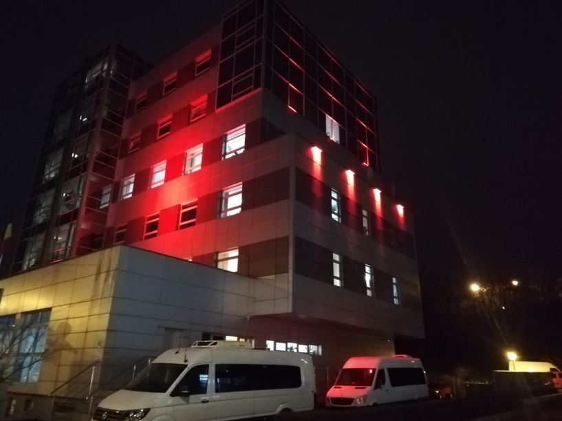 Ziua mondială a donatorului de sânge. Sediul Consiliului Județean Cluj