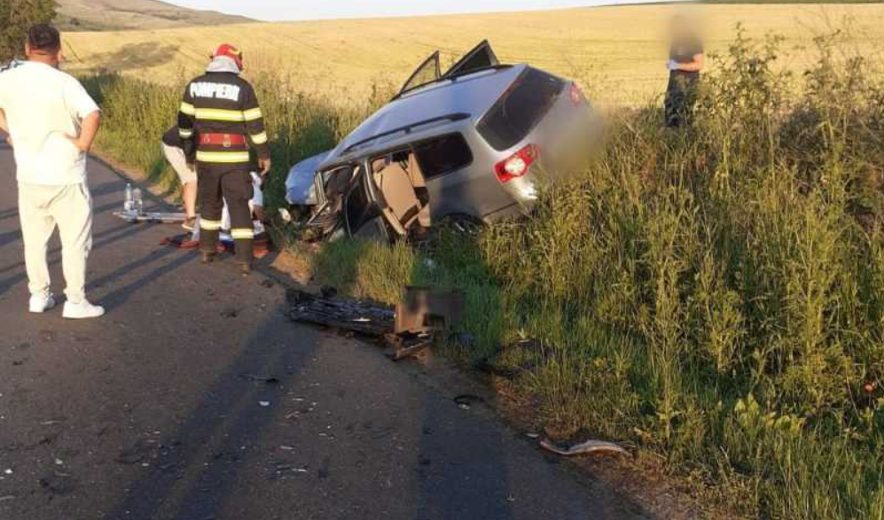 Accident grav în Viișoara | Foto: ISU Cluj