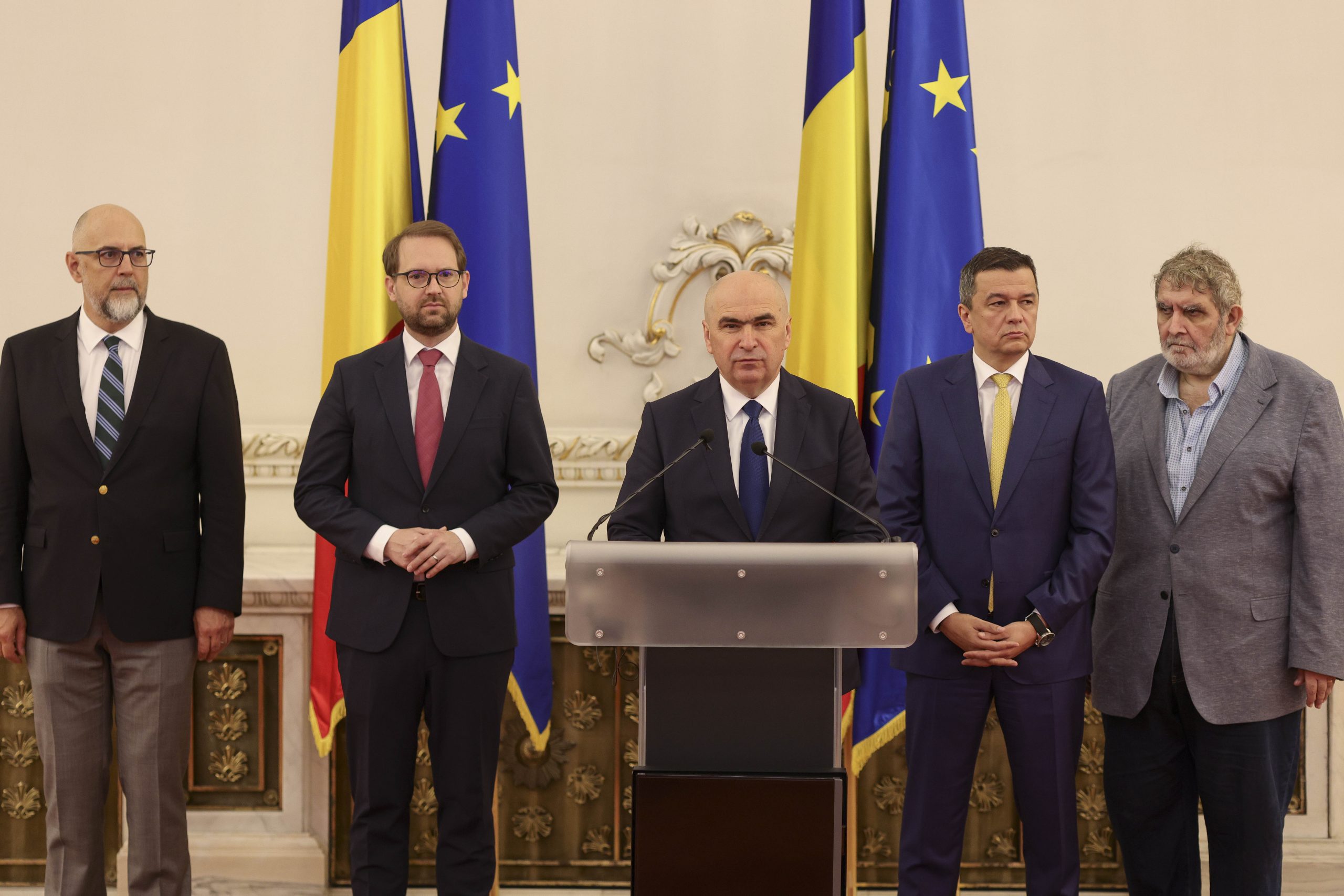 Declaratiile de presa facute de reprezentantii coalitiei de guvernare PSD-PNL-USR-UDMR-Minoritati dupa semnarea acordului politic