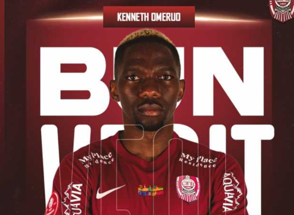 CFR Cluj și-a prezentat noua achiziție. Kenneth Omeruo vine în Gruia | Foto:  Fotbal Club CFR 1907 CLUJ - Facebook