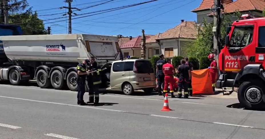Accident rutier grav