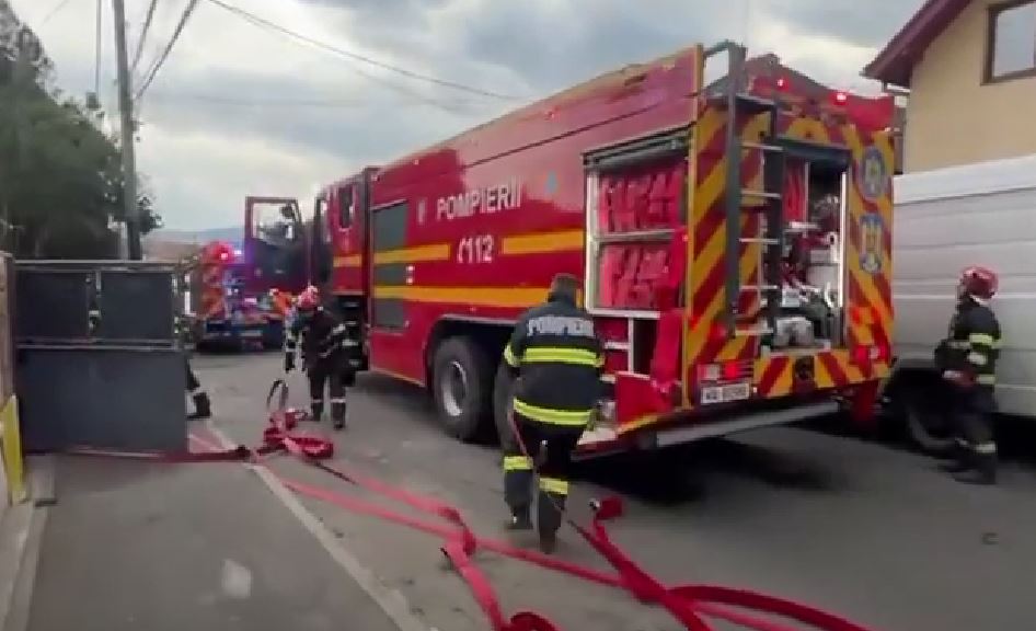 Incendiu puternic pe strada Blajului|Foto: monitorulcj.ro
