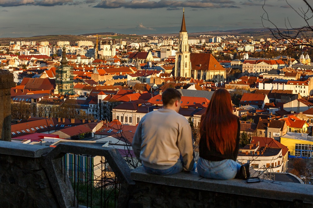 Cetățuia este locul de unde turiștii și localnicii au cea mai bună vedere asupra orașului| Foto: Primăria Cluj-Napoca – Facebook