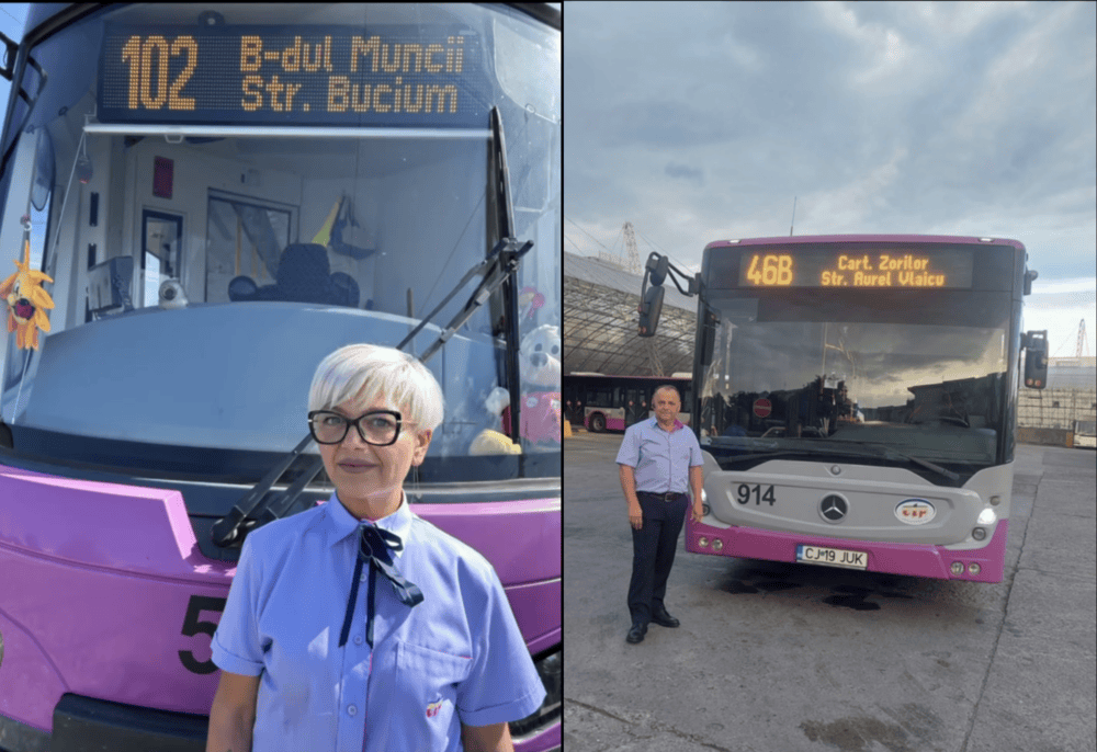 Șoferii CTP poartă ținute noi | Foto: captură video Facebook - Compania de Transnsport Public Cluj-Napoca