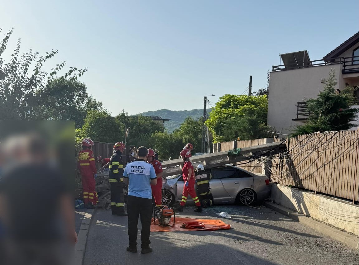 Șoferul care a produs accidentul din Florești era mort de beat | Foto: ISU Cluj