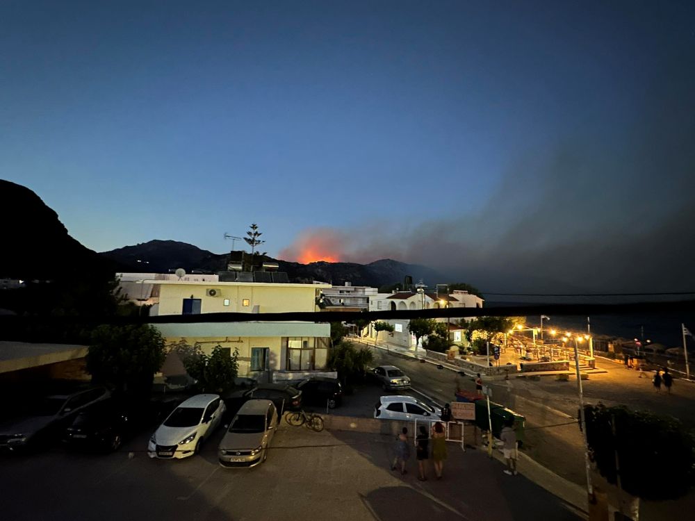 Grecia cere ajutorul Uniunii Europene pentru stingerea incendiilor de vegetaţie| Foto: Stefan Stoynov - Facebook