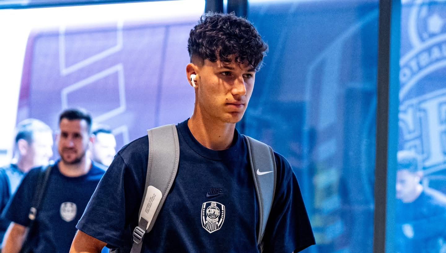 Gligor a debutat pentru CFR sezonul trecut