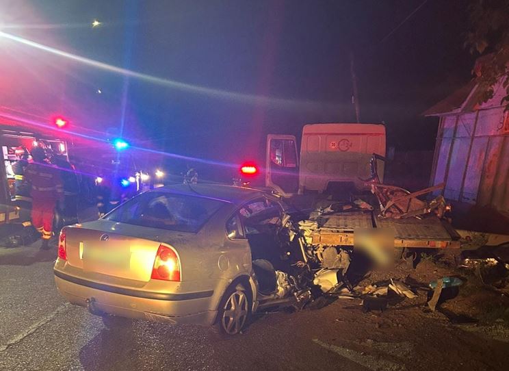 Accident rutier mortal în Cășeiu: șoferul băut a scăpat