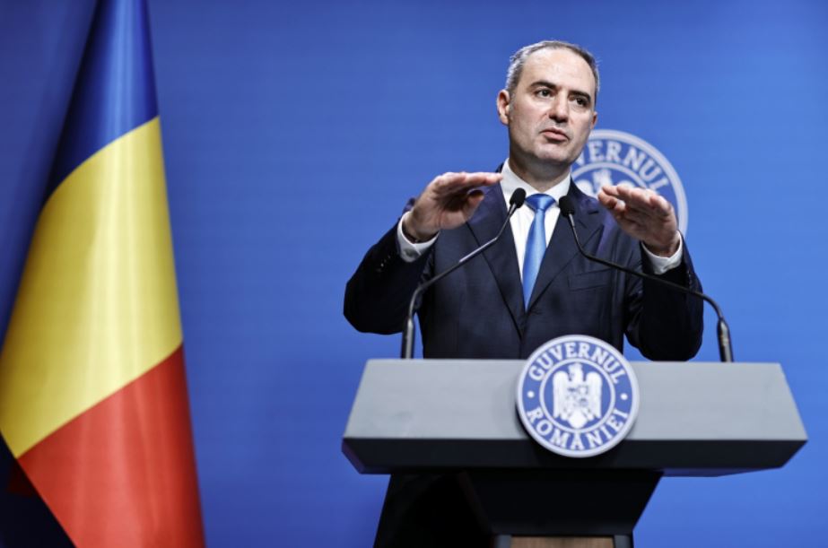 în imagine: Conferință de presă susținută de ministrul Finanțelor