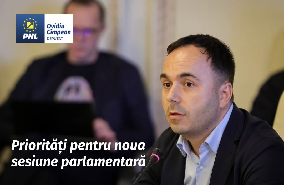 Deputatul clujean Ovidiu Cîmpean (PNL) a transmis câteva dintre prioritățile sale pentru cu ocazia începerii sesiunii parlamentare | Foto: Facebook