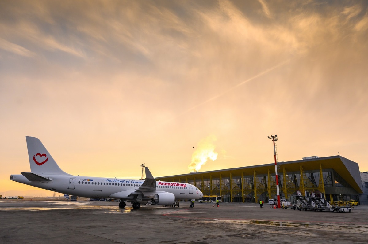 Anima Wings crește frecvența zborurilor pe ruta Cluj - București | Foto: Aeroportul Internațional „Avram Iancu” Cluj
