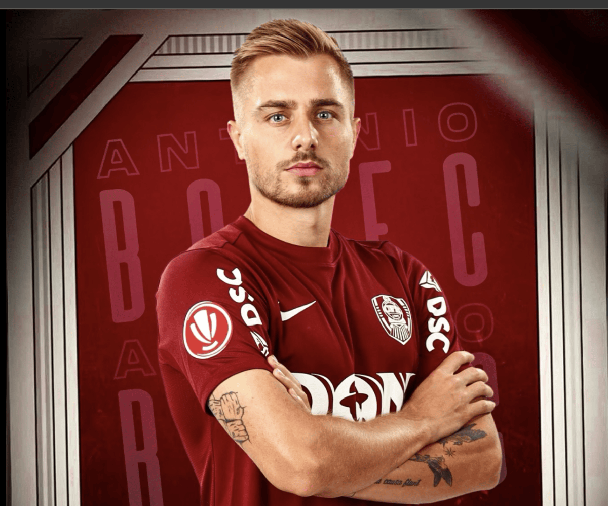 Fundașul Antonio Bosec s-a despărțit de CFR Cluj | Foto: CFR 1907 Cluj