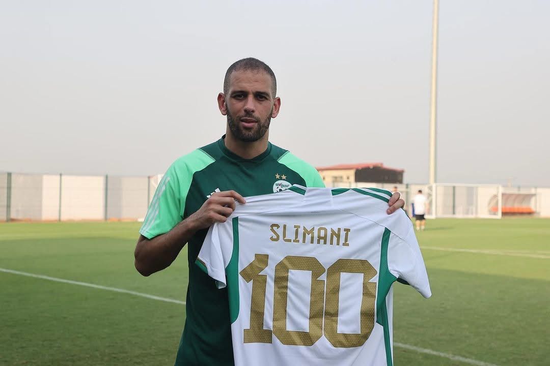 Slimani este la un pas să bată palma cu CFR | Foto: Islam Slimani Facebook
