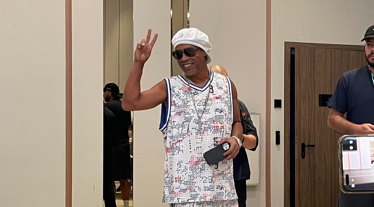 Ronaldinho a fost la Cluj în luna iunie a acestui an | Foto: Sergiu CRĂCIUN / monitorulcj.ro