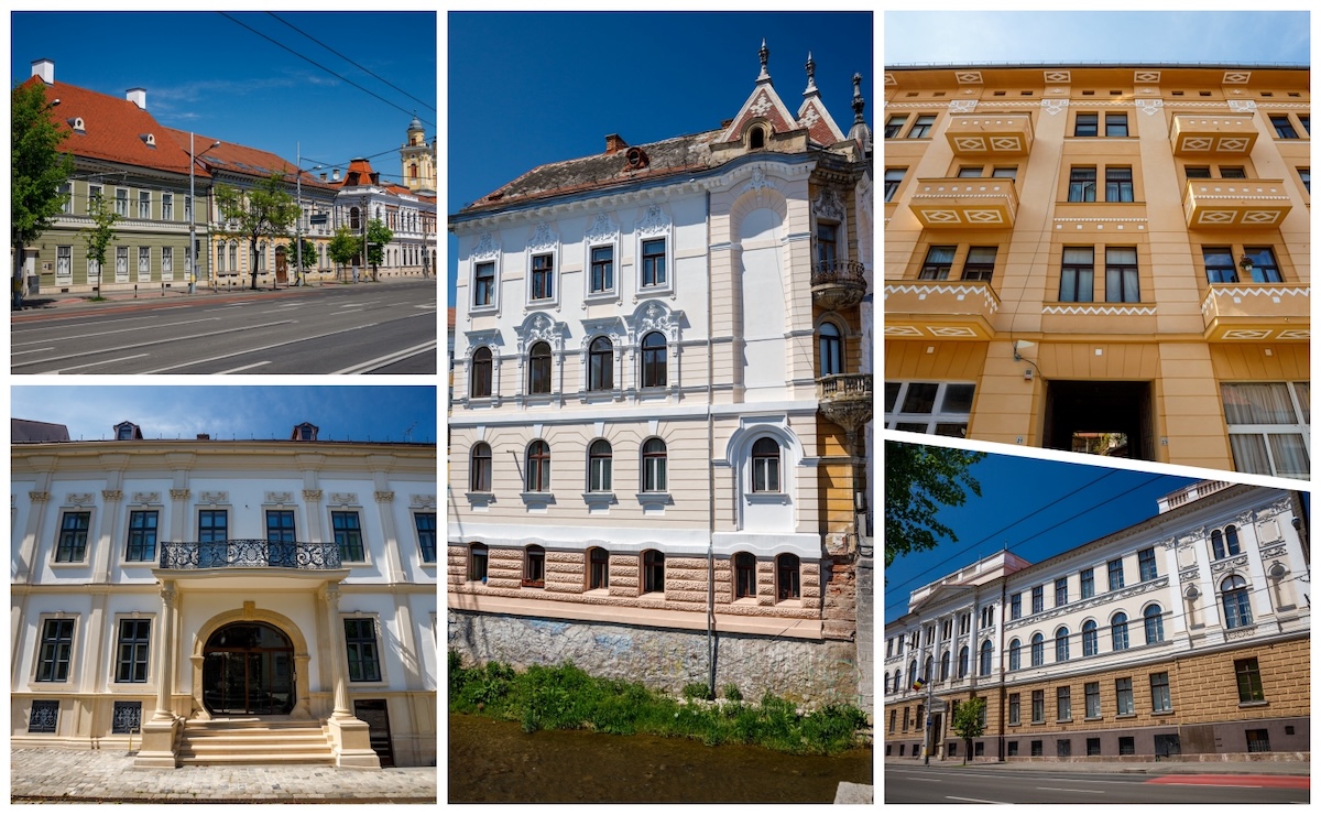 Fațadele clădirilor din centru istoric al Clujului au fost revitalizate | Foto: Facebook