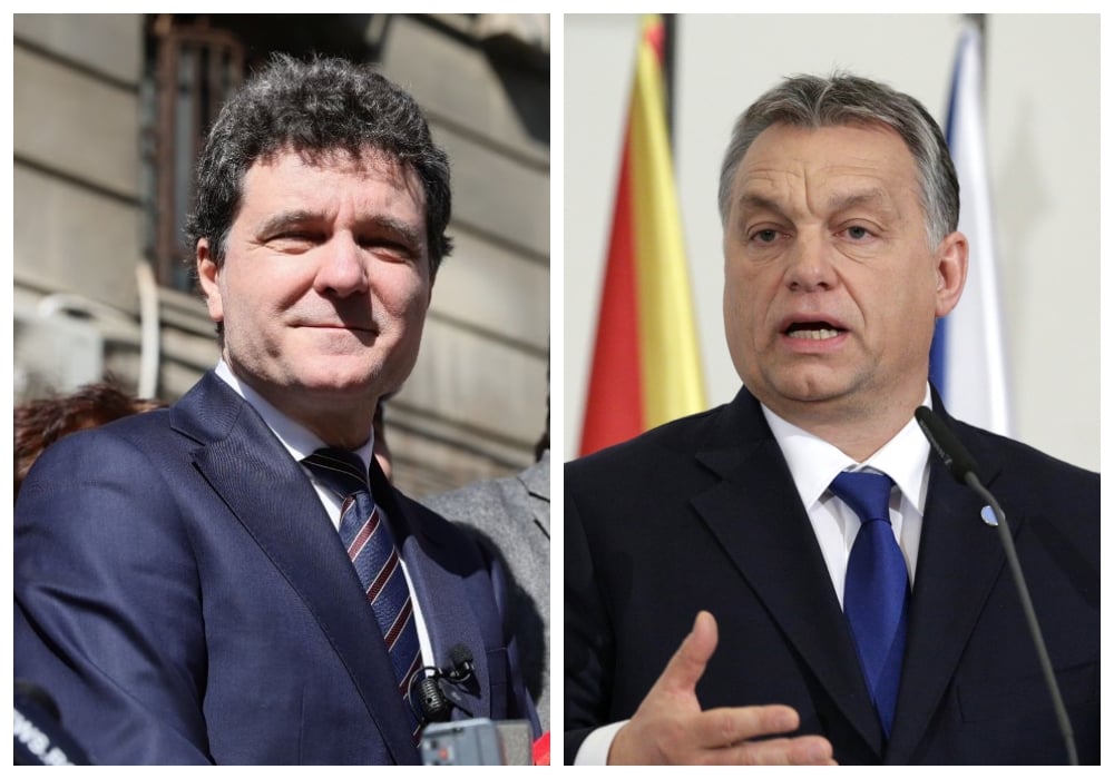 Nicușor Dan și Viktor Orban vin la Cluj | Foto Nicușor Dan: Agerpres Silviu Matei Viktor Orbán - depositphotos.com