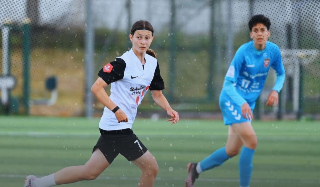 Elevele lui Andra Vela sunt pe locul 4 în campionat | Foto: U Olimpia Cluj Facebook