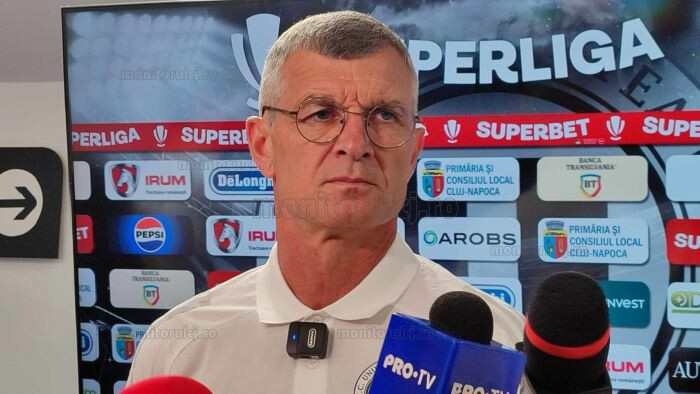 Ioan Ovidiu Sabău își ia „adio” de la U Cluj. Antrenorul și-a anunțat demisia |Foto: monitorulcj.ro