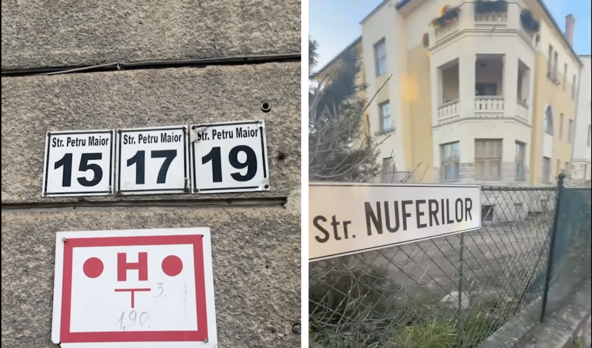 Numărul și numele străzii
