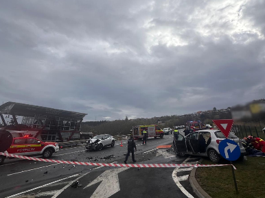 Accidentul mortal din Feleacu a fost surpirns de camera de bord a unei mașini  |Foto: ISU Cluj