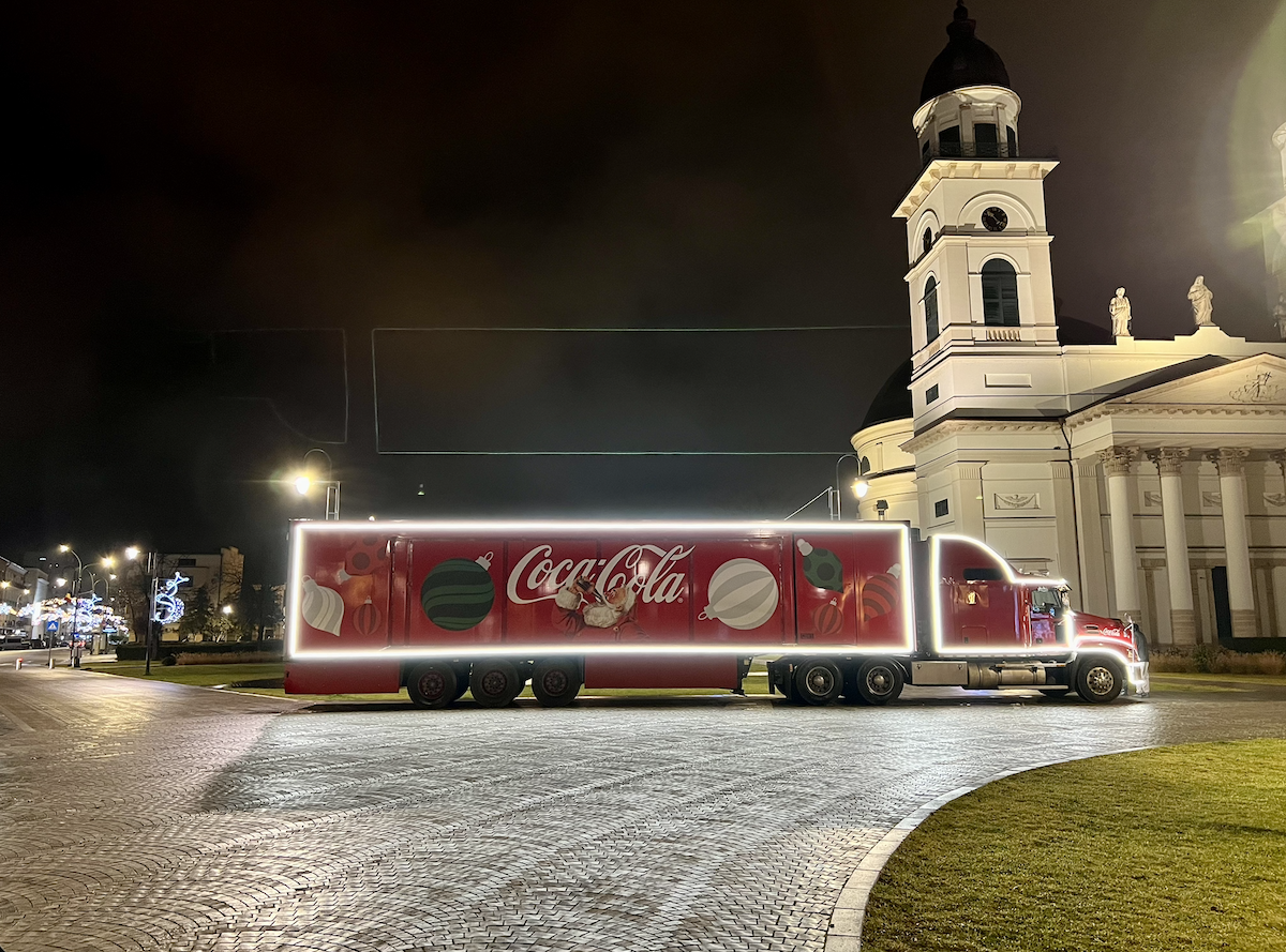 Camionul Coca-Cola