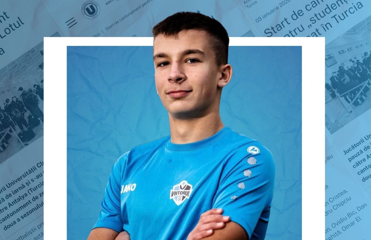 Lukas Pall se află în cantonament cu Universitatea Cluj / Foto: Academia de Fotbal Viitorul Cluj Facebook