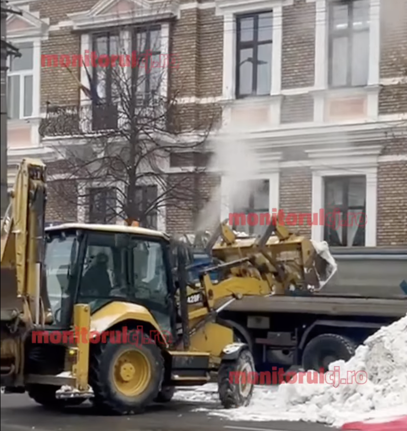 Zăpada din Cluj-Napoca
