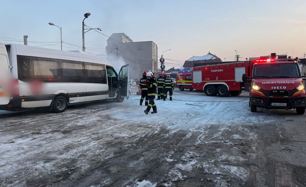 Intervenție contracronometru a pompierilor clujeni la autogara din Cluj-Napoca