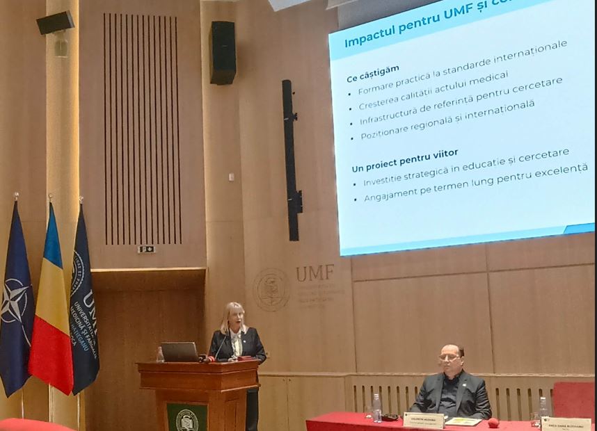 UMF Cluj dezvoltă cel mai mare Centru integrat de simulare și cercetare din Sud-Estul Europei. Rector Anca Buzoianu: „Un proiect ce reflectă preocuparea pentru investiții de calitate în viitorul actului medical”.|Foto: monitorulcj.ro