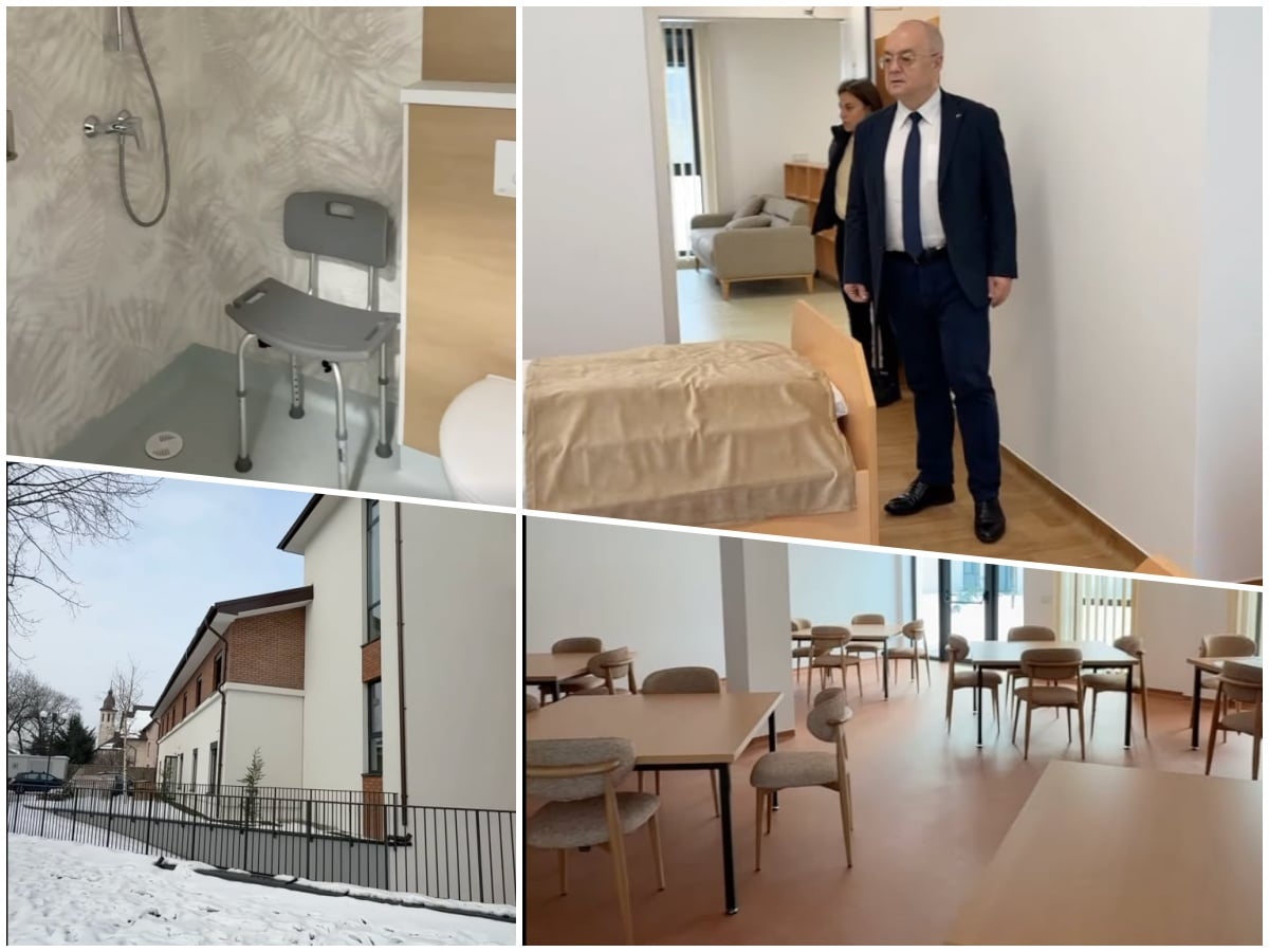 A u fost finalizate lucrările la Centrul pentru persoane vârstnice de pe Calea Baciului din Cluj-Napoca | Foto: Captură video Facebook