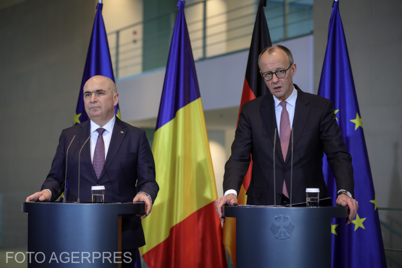 Conferință de presă comună susținută de cancelarul Republicii Federale Germania